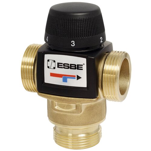 Термосмесительный клапан ESBE VTA372 20-55 DN20 G1, 31200100 клапан смесительный трехходовой stout 3 4 вр pn10 tmax 110°c kvs 6
