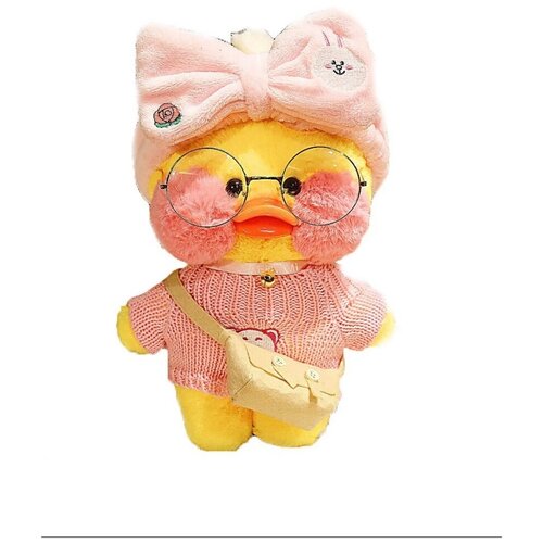 Утка lalafanfan / Уточка одежда мягкая игрушка в очках Утка Lalafanfan в одежде и очках lifan Утка лалафанфан