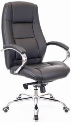 Компьютерное кресло Everprof Kron M для руководителя, обивка: искусственная кожа, цвет: черный