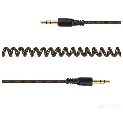 Кабель аудио Cablexpert джек3.5 джек3.5 2м спиральный (CCA-405-6) gembird кабель аудио cablexpert джек3 5 джек3 5 2м спиральный cca 405 6