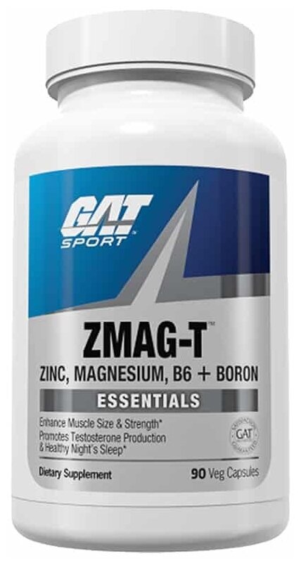 GAT SPORT ZMAG-T цинк магний В6 + бор 90 капсул