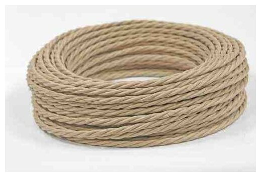 Провод витой Interior Wire 3х1.5 (капучино) арт.00313884-50м