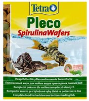 Корм для крупных растительноядных донных рыб Tetra Pleco Spirulina Wafers 15г