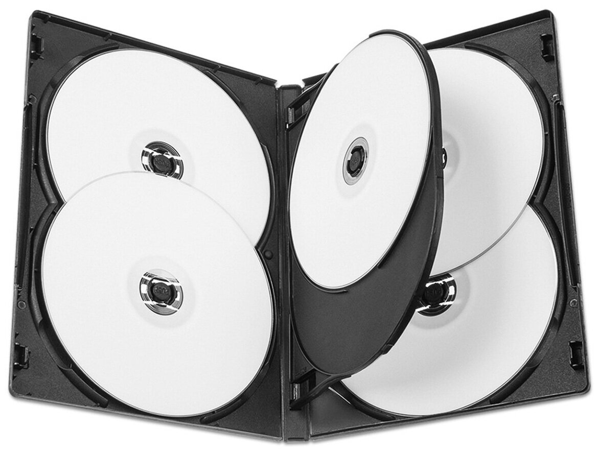 Коробка DVD Box для 6 дисков 14мм черная