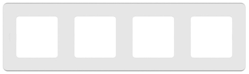 Рамка 4 пост. (белый) Legrand INSPIRIA (комплект 4шт)