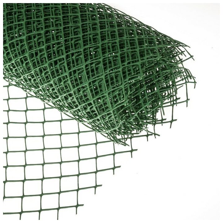 Сетка садовая 1,5 х 10 м ячейка ромб 40 х 40 мм зеленая "Greengo" 3299393 - фотография № 3