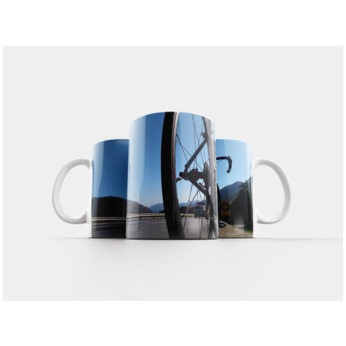 фото Кружка "велосипед, дорога, небо" 320 мл lotsprints