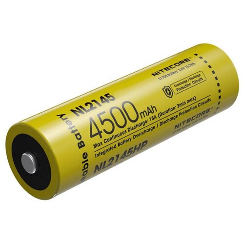 фото Аккумулятор nitecore 21700 li-ion 4500mah nl2145 / 1403901