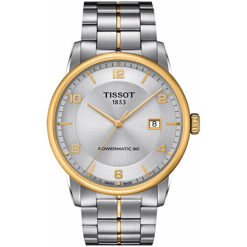 фото Наручные часы tissot наручные часы tissot luxury powermatic 80 t086.407.22.037.00, серебряный