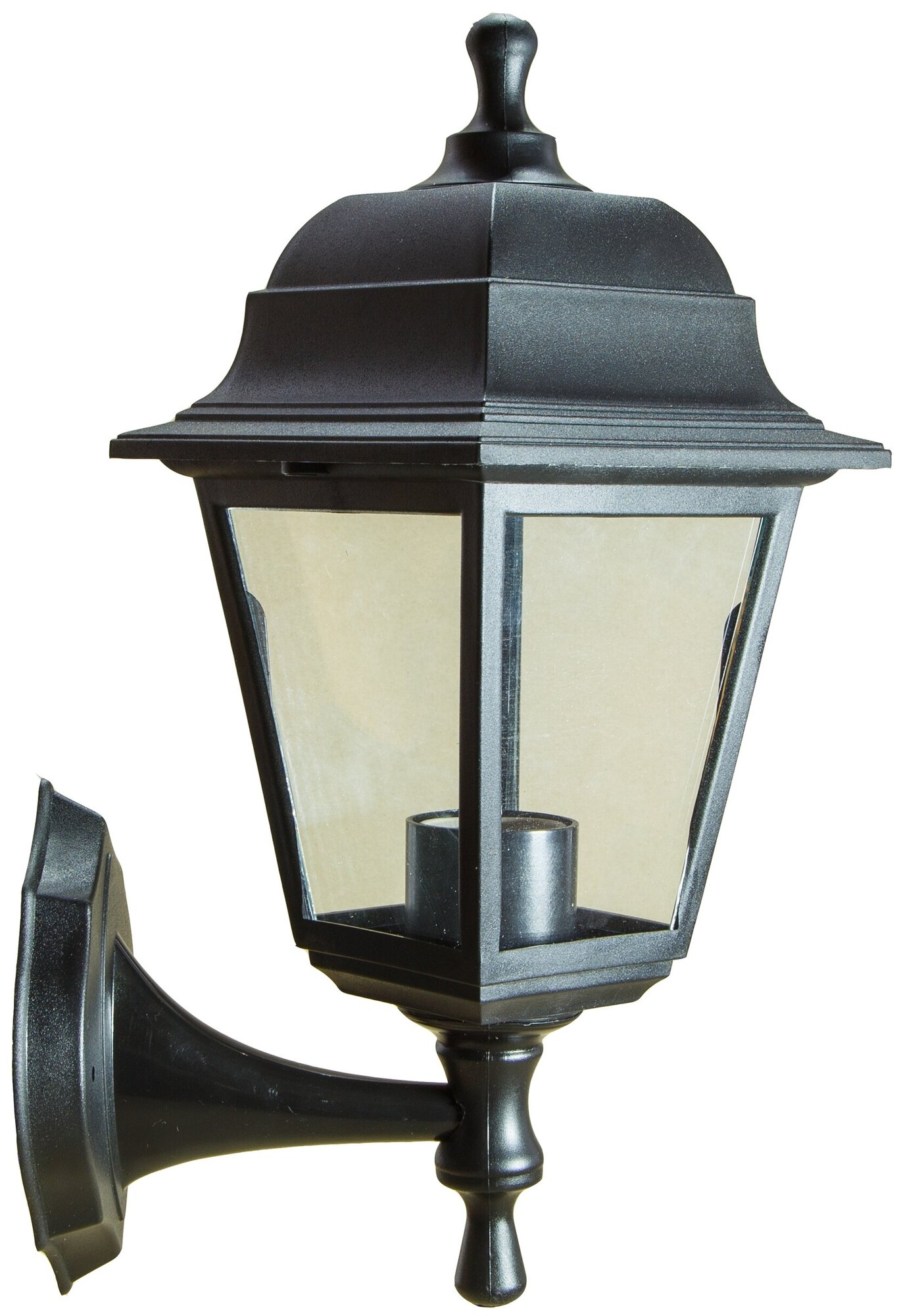 Уличный настенный светильник ЭРА Леда черный НБУ 04-60-001 Б0048111