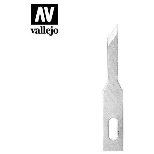 Набор сменных лезвий для модельного ножа VALLEJO TOOLS: STENCIL EDGE BLADES (5)