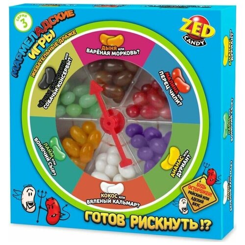 Настольная игра ZED CANDY Мармеладские игры, подарочный набор, 3 серия, 120 г