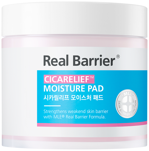 Real Barrier Увлажняющие и успокаивающие диски для лица Cicarelief Moisture Pad 60 шт