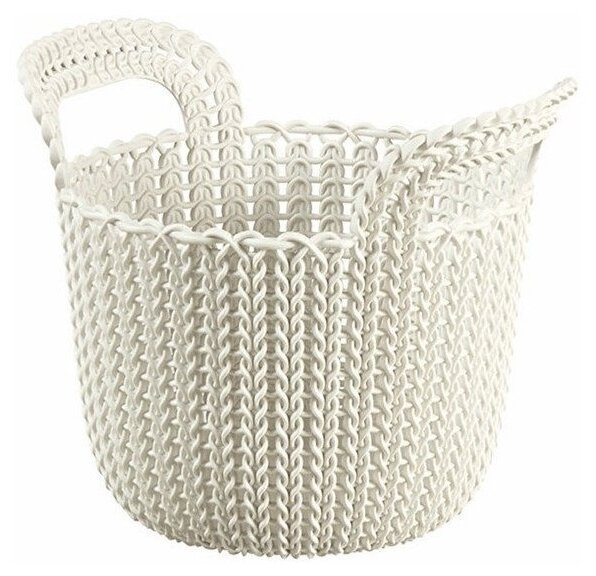 фото Корзинка плетеная круглая Curver KNIT 23*19*18.5 см