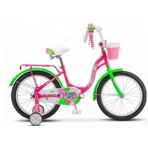 Велосипед 18 Детский Stels Jolly 2020 Количество Скоростей 1 Рама Сталь 11 ПурпурныйЗеленый Stels арт LU084749 855700₽