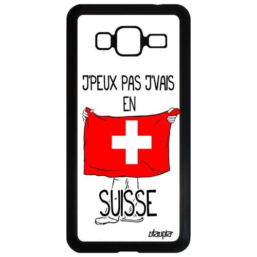 фото Защитный чехол для // galaxy j3 2016 // "еду в швейцарию" государственный флаг, utaupia, белый