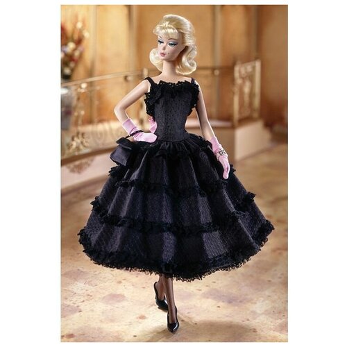 Наряд Barbie Black Enchantment Silkstone Fashion (Наряд Барби 'Черное Очарование') барби сумочка для раскрашивания fashion girls 16х10см арт 03295