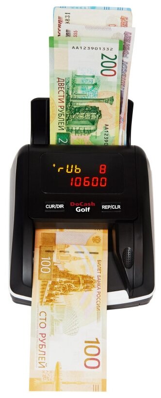 Детектор банкнот (валют) DoCash Golf, автоматический без АКБ