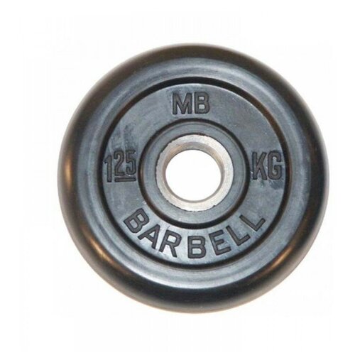 Диск обрезиненный MB Barbell MB-PltB26-1,25