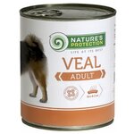 Nature's Protection Adult Veal Консервы для собак с телятиной 800 г - изображение