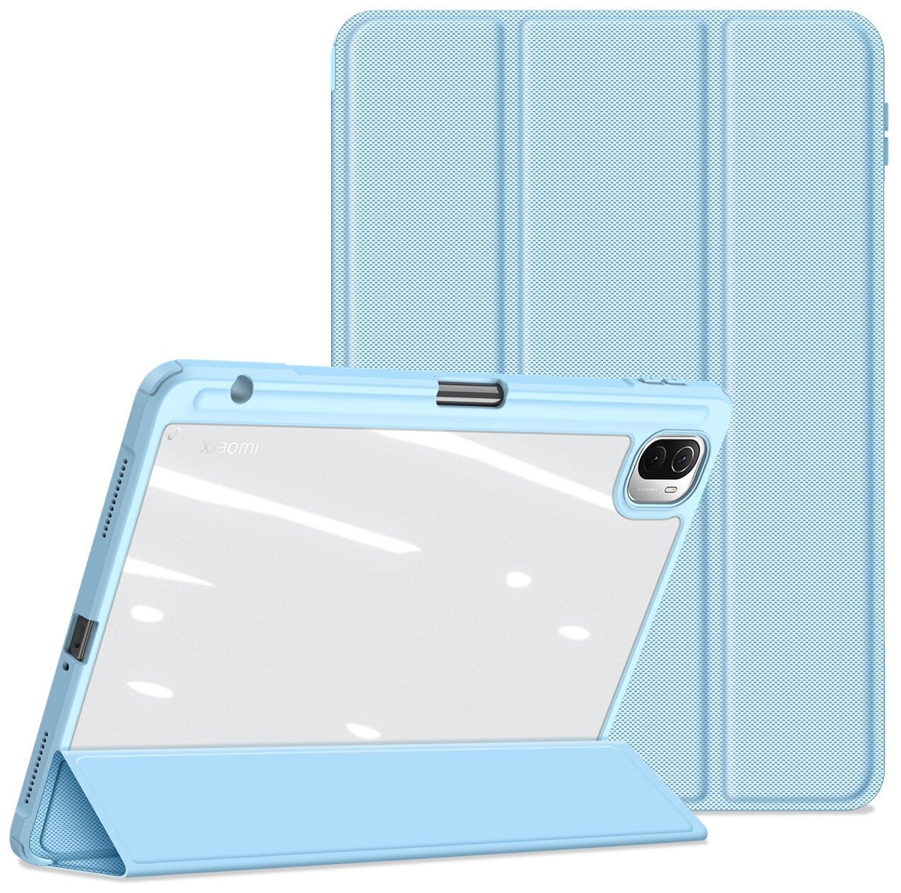 Чехол книжка Dux Ducis для Samsung Tab A8 2021 10.5 (X200 / X205), Toby series голубой