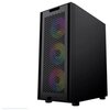 Фото #1 Корпус Powercase Alisio X4B, Tempered Glass, 4x 120mm 5-color fan, чёрный, ATX (CAXB-L4)