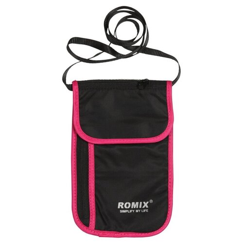 фото Сумка-кошелёк romix rh70 pink-black 30422