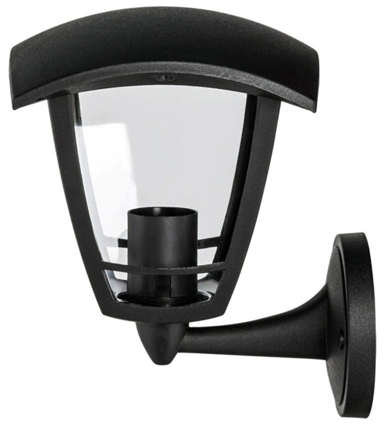 Светильник уличный настенный SVET Сити Дели (EV0121-0001) E27 60 Вт 220 В черный IP44 164х192х223 мм