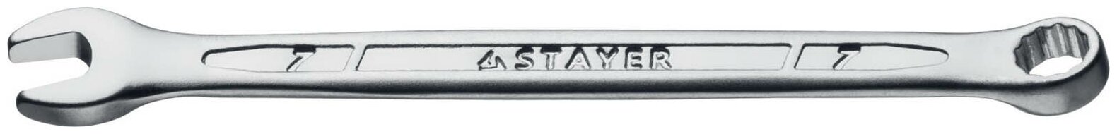 Stayer Комбинированный гаечный ключ 7 мм Stayer Hercules 27081-07_z01