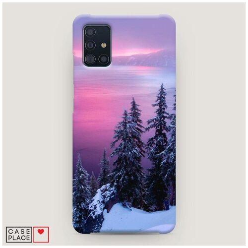 фото Чехол пластиковый samsung galaxy a51 сибирская зима case place