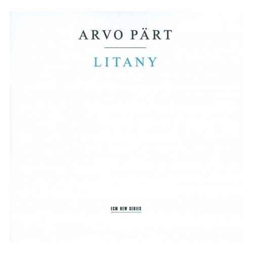 Компакт-Диски, ECM NEW SERIES, ARVO PART - Litany (CD)