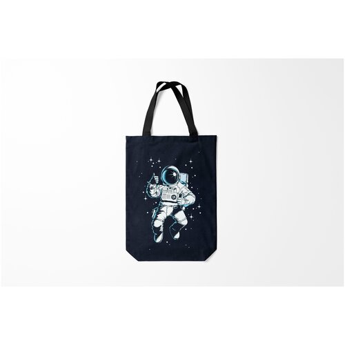 фото Сумка-шоппер / 31х42 см / популярные иллюстрации / астрономия космос космонавт burnettie