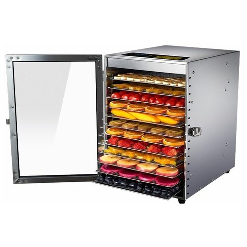 Дегидратор для сушки фруктов и овощей машина для сухофруктов 12 лотков Topone Kitchen ST06 2890000₽