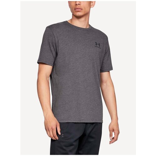 Футболка Under Armour UA Live Tee Charcoal Medium Heather / / Black LG