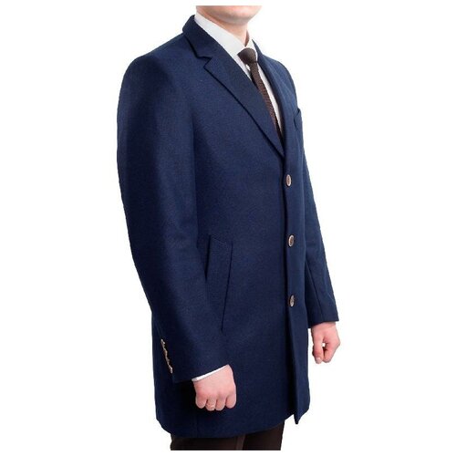 Пальто LEXMER демисезонное, шерсть, размер 56/176, синий