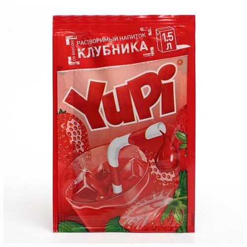 Растворимый напиток YUPI Клубника, 15 г