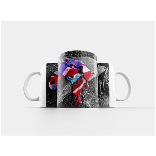 фото Кружка "шарф, шерстяной, шерстяной шарф" 320 мл lotsprints