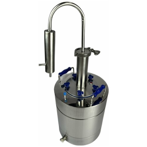 Самогонный аппарат Новичок-Плюс 12л с сухопарником на клампе 2 Сталь 2мм горловина 12см 790000₽