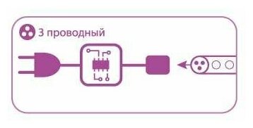 Контроллер для светодиод. Дюралайта 3W 13мм 200Вт IP44 Космос KOC-DL-3W13-control 1шт