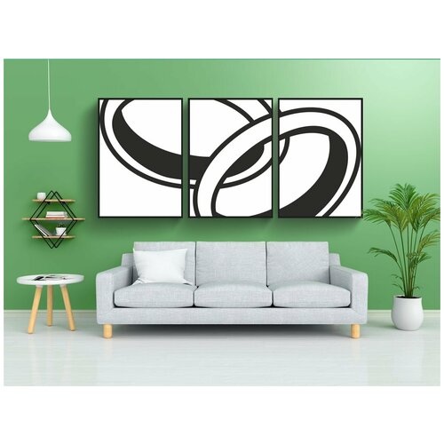 фото Набор модулных постеров для интерьера "кольца, жениться, свадьба" 60x90 см. в тубусе, без рамки lotsprints