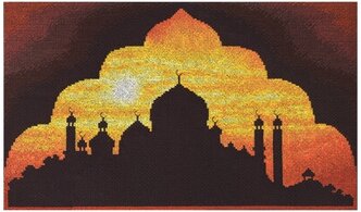 Набор для вышивания Panna "Мечеть на закате", арт. АС-1316, 34,5х22 см