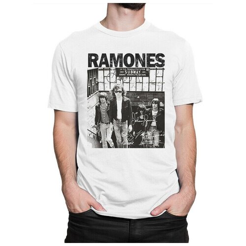 фото Футболка design heroes ramones мужская белая s
