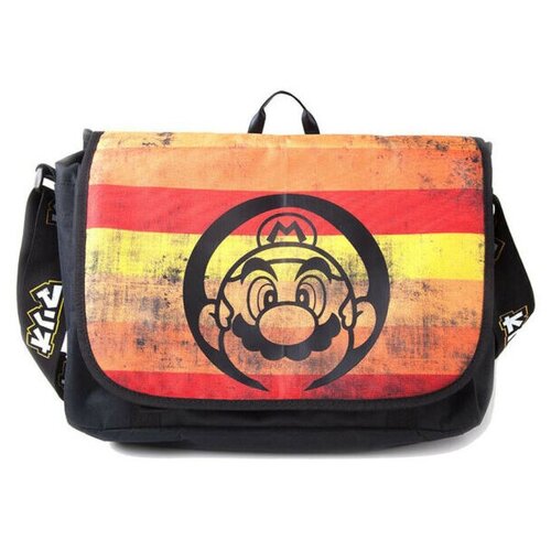 фото Сумка nintendo: super mario retro striped messenger bag difuzed