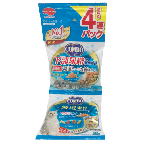Лакомство для кошек Japan Premium Pet / Тунцовые чипсы для здоровья почек и мочевыводящих каналов (35 г х 4)