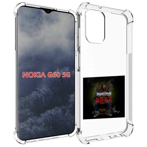 Чехол MyPads Snoop Dogg B для Nokia G60 5G задняя-панель-накладка-бампер чехол mypads snoop dogg tha last meal для nokia g60 5g задняя панель накладка бампер