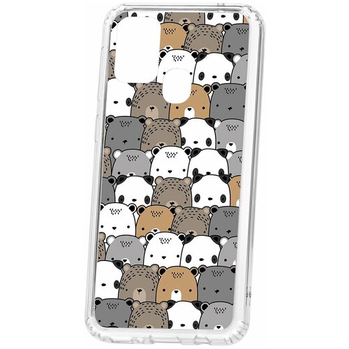 фото Чехол на samsung galaxy m31 kruche print медвежата / чехол для samsung / чехол с рисунком / чехол с принтом / чехол для самсунг / чехол для самсунг / бампер на гелакси / чехол накладка для гэлэкси / противоударная накладка для samsung galaxy / защита для galaxy / защита на samsung / cиликоновый чехол для samaung galaxy / пластиковый чехол на самсунг / защитный чехол для самсунг / чехольчик / защита телефона / ударопрочный чехол / галакси кruче
