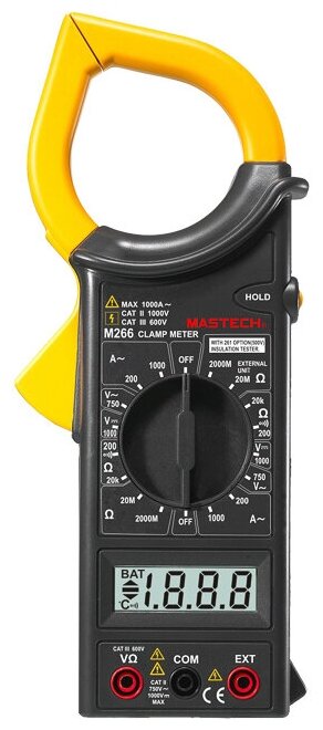 Клещи токоизмерительные MASTECH M266F