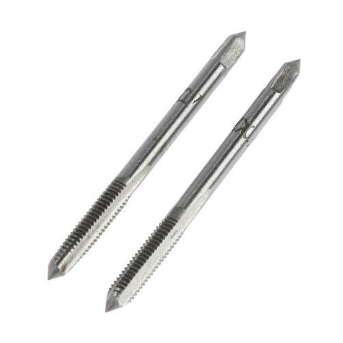 Метчики метрические ручные тундра М4 х 07 мм комплект из 2 шт 113₽