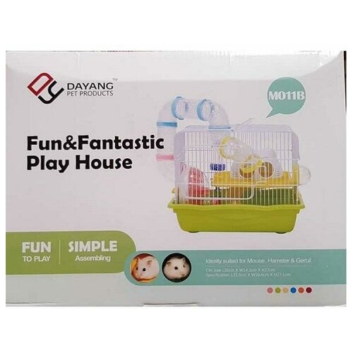 Dayang Fun and fantastic play house Домик с туннелями бежевое дно 32*23*28 см говорящий домик bunny house