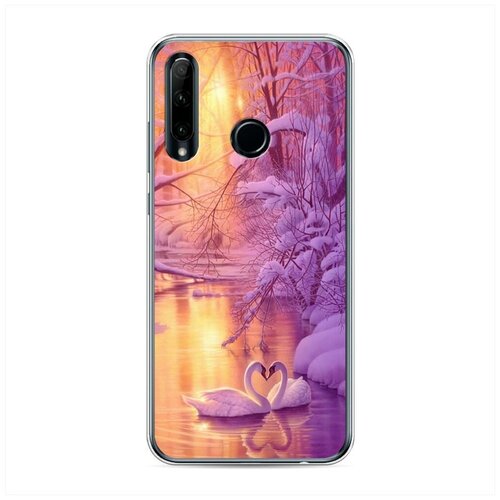 фото Силиконовый чехол "зима 1" на honor 20e / хонор 20е case place